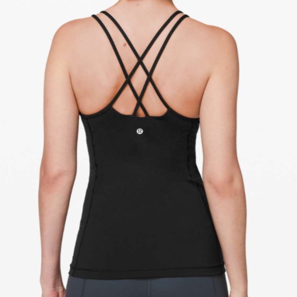 Lululemon Free To Be Tank Everlux | Size 2 | Black - Picture 1 of 9